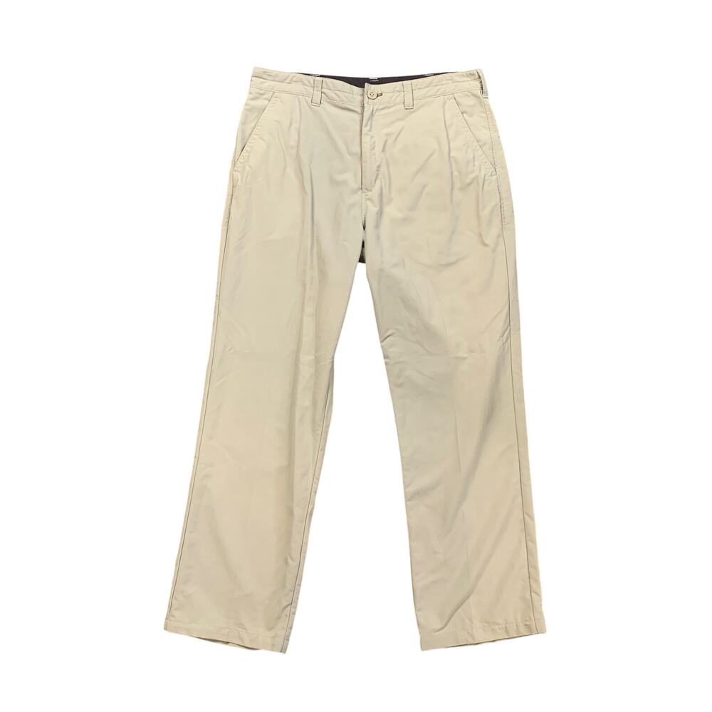 Rohan Pants Mens 34 Straight Leg Flat Front Tech Chino Travel Trousers Pocket